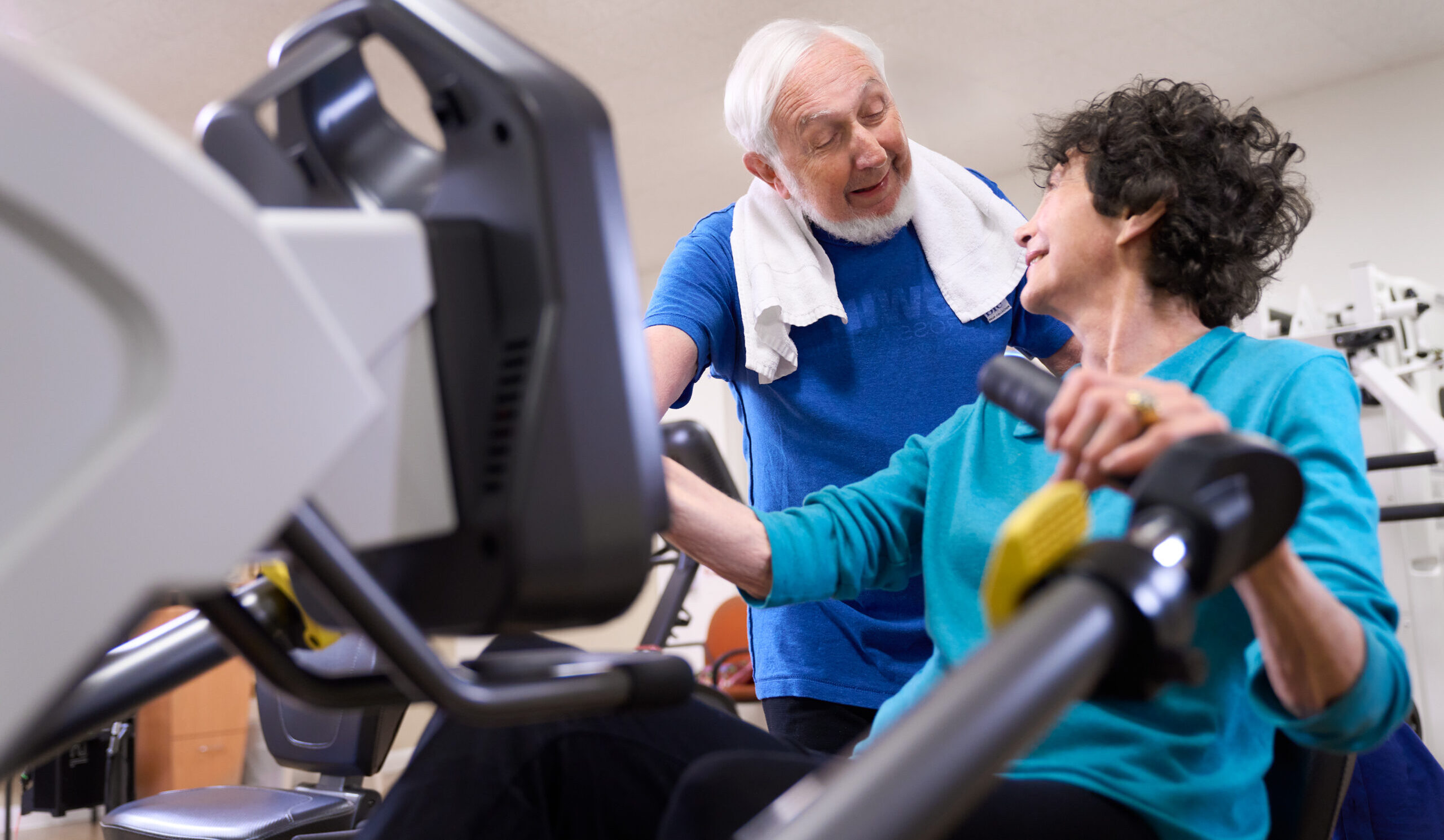 Photo of members at the gym